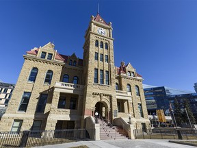 Calgary’s City Hall was photographed on Wednesday, March 17, 2021.