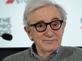 In this file photo taken on July 9, 2019, director Woody Allen holds a press conference in the northern Spanish Basque city of San Sebastian, where he will start shooting his yet-untitled next film.