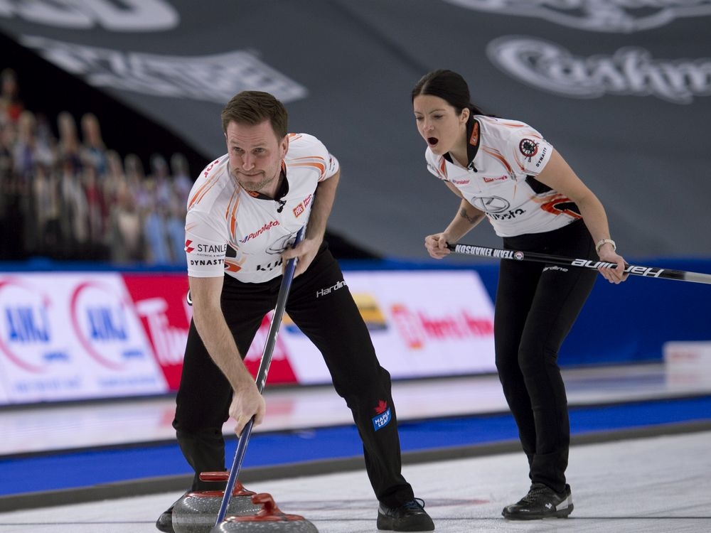 Kerri Einarson, Brad Gushue 'fly' to mixed doubles curling crown