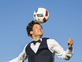 COQUITLAM June 07 2016. HOC soccer athlete  David Norman Jr, at Perry Percy stadium Coquitlam, June 07 2016. ( Gerry Kahrmann / Richard Lam /  PNG staff photo)   ( For Prov Sports ) 00043543A Story by Howard Tsumura [PNG Merlin Archive]