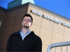 ICU physician Dr. Daniel Niven was photographed outside the Peter Lougheed Centre on Thursday, March 11, 2021.