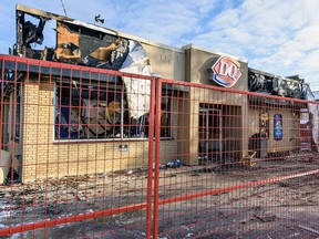 The Shim family's Dairy Queen was destroyed by fire on Oct. 9, 2019.