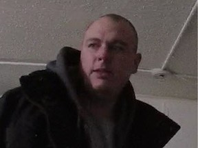 Calgary police released these images of Christopher Douglas Mathers, who faces second-degree murder charges in relation to Russell Younker.