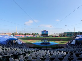 A general view of Sahlen Field in Buffalo.