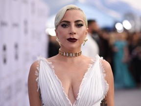 In this file photo taken on January 27, 2019 Lady Gaga walks the red carpet at the 25th Annual Screen Actors Guild Awards at the Shrine Auditorium in Los Angeles.