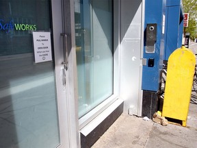 The Safeworks supervised consumption site at the Sheldon M. Chumir Health Centre is shown in Calgary on Thursday, May 27, 2021.