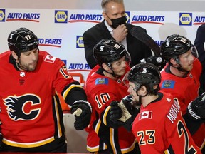 Flames forward Sean Monahan fought through a hip injury during the last 20-or-so games of the regular season.