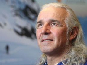 Mountain guide Barry Blanchard, seen here in a 2015 file photo, is in hospital after a serious fall down a flight of stairs while on vacation. The alpine climbing community is rallying to support Blanchard through a GoFundMe.