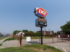The location of the Centre Street Dairy Queen that burned down in 2019, photographed on Thursday, Aug. 5, 2021.