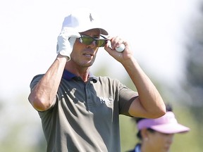 Pro golfer Mike Weir during Day one of the Shaw Charity Classic at the Canyon Meadows Golf and Country Club in Calgary on Friday, August 13, 2021. Darren Makowichuk/Postmedia