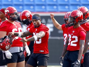 Calgary Stampeders REC, Nick Holley during practice at McMahon stadium in Calgary on Thursday, August 5, 2021. Darren Makowichuk/Postmedia