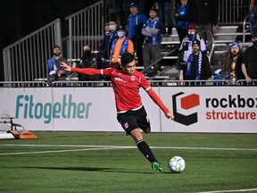 Cavalry FC ended a 4-game winless skid with a 3-2 victory over FC Edmonton on Wednesday night. Photo courtesy Canadian Premier League.