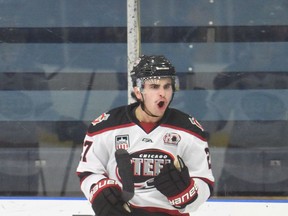 Matthew Coronato, a first-round pick of the Calgary Flames, filled the net last winter for the Chicago Steel of the United States Hockey League. He was honoured as Forward-of-the-Year on that Junior-A loop.