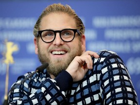 Jonah Hill attends the "Mid 90's" press conference during the 69th Berlinale International Film Festival Berlin at Grand Hyatt Hotel on February 10, 2019 in Berlin, Germany.