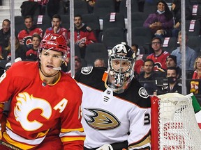 Matthew Tkachuk and the Calgary Flames will look to make life a little more difficult on goalies from here on in.