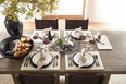 This tablescape by Pottery Barn helps set the scene for a warm meal with family and friends.