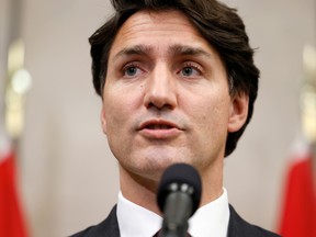 Prime Minister Justin Trudeau holds a press conference in Ottawa September 24, 2021.