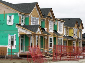 New home starts were up in the second quarter in Calgary and Edmonton.