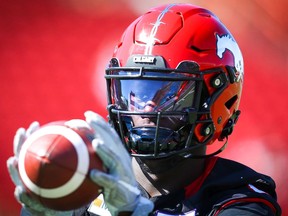 Calgary Stampeders receiver Richard Sindani has had a breakthrough of sorts this season, having found the endzone a couple times.