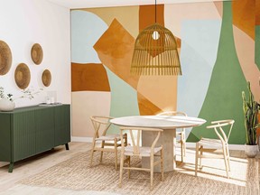 Calgary interior designer designed a series of wallpaper with Rollout, a Canadian company.