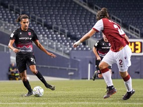 Cavalry FC and Valour FC played to a scoreless draw at IG Field in Winnipeg on Tuesday, Oct. 5, 2021. (Canadian Premier League photo)