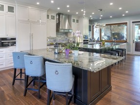 Double Island Kitchen Dream, by Ultimate Renovations in Calgary, helped earn the company the Pinnacle Renovator award at the 2021 BILD Alberta Awards.