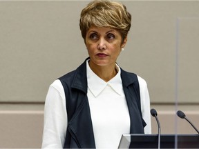 Mayor Jyoti Gondek during a council meeting on Monday, November 15, 2021.