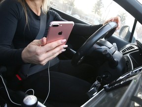 Statistics compiled by Hellosafe.com found nearly a quarter of deaths on Alberta's roads were caused by distracted driving.