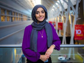 Sana Jawad, a medical student who co-founded the Calgary chapter of the Muslim Medical Association of Canada, worked to encourage those in her age range to get vaccinated.