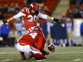 Calgary Stampeders teammates voiced their support for 
Rene Paredes after the kicker had a tough game in the West Division Semifinal.