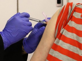 More than 95 per cent of federal public servants have indicated they are fully vaccinated against COVID-19.