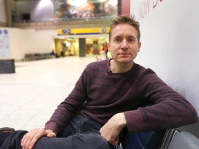 Scott White poses at the Calgary International Airport on Wednesday, December 22, 2021.