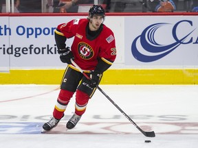 Calgary Flames defence prospect Connor Mackey is the American Hockey League’s reigning Player of the Week. (Photo courtesy of Stockton Heat)
