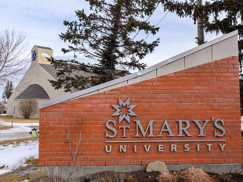 St. Mary’s University in Calgary was photographed on Sunday, January 23, 2022. 