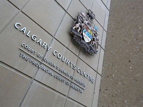 The Calgary Courts Centre, photographed on Tuesday, Jan. 19, 2021.