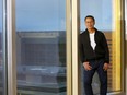 Greg Kwong, the Executive VP and regional manager of CBRE looks over downtown from his office building on Wednesday, January 12, 2022.