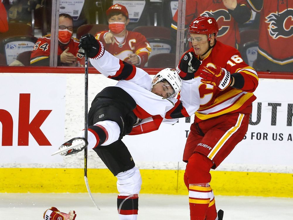 Nikita Zadorov Plays The Hits — Both On Ice And As Flames’ Locker-room ...