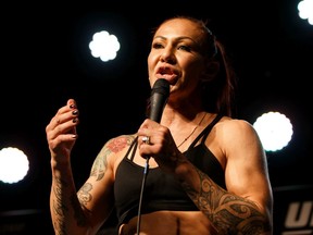 Cris Cyborg will be in attendance at the Pallas Athena Women’s Fighting Championship’s card at the Grey Eagle Casino in Calgary on Saturday, Jan. 15.