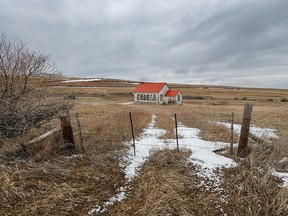 Meadow Creek school in the Porcupine Hills west of Granum, Ab., on Tuesday, February 15, 2022.