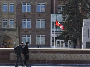 Western Canada High School is is seen in this 2021 file photo.