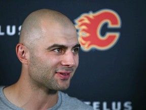 Calgary Flame Captain Marc Giordano and Wife Lauren Receive