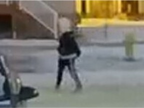 Alberta RCMP have released photos of a person of interest sought in connection with the death of Red Deer woman Reichel Alpeche. These photos were captured in the lower Fairview area on Feb. 1 around 6 p.m.Wednesday, February 9, 2022.
