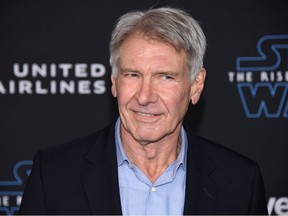 Harrison Ford attends the premiere of "Star Wars: The Rise of Skywalker" in Los Angeles, Dec. 16, 2019.