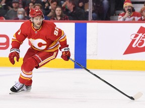 The Flames acquired Calle Jarnkrok from the Seattle Kraken prior to the trade deadline.
