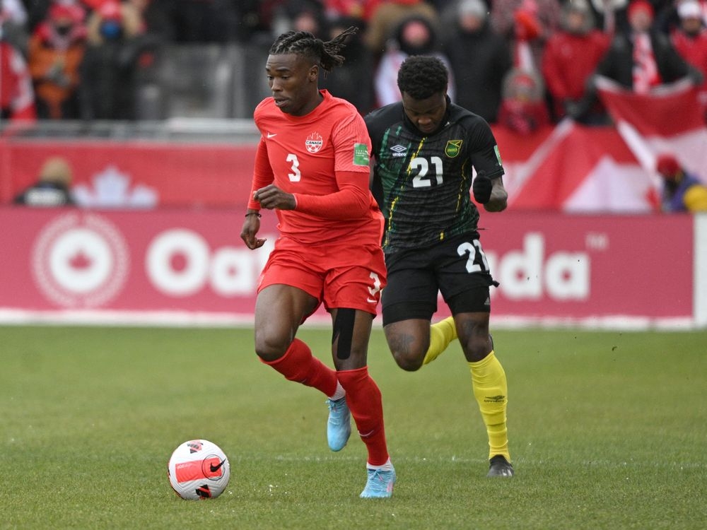 Canada National Team Sam Adekugbe #3 Qatar World Cup 2022-23 Away
