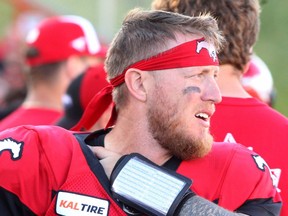 The state of Stampeders quarterback Bo Levi Mitchell's shoulder will be one storyline to watch as the new CFL season approaches.