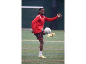 Ali Musse was a force Saturday for Cavalry FC in a draw with host Forge FC.