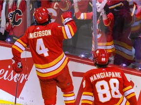 Flames torch Oilers 9-6 in wild start to Battle of Alberta series - 100  Mile House Free Press