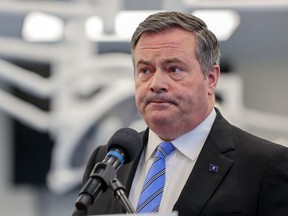 Premier Jason Kenney announces new provincial funding for the faculty of veterinary medicine at the University of Calgary at the schools's Spy Hill campus on Tuesday, May 10, 2022.
