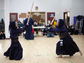 Players compete in a local  tournament in preparation for the Canadian National Junior Kendo Championships, which will be held in Calgary on May 27-29 with the tournament taking place on Saturday, May 28.